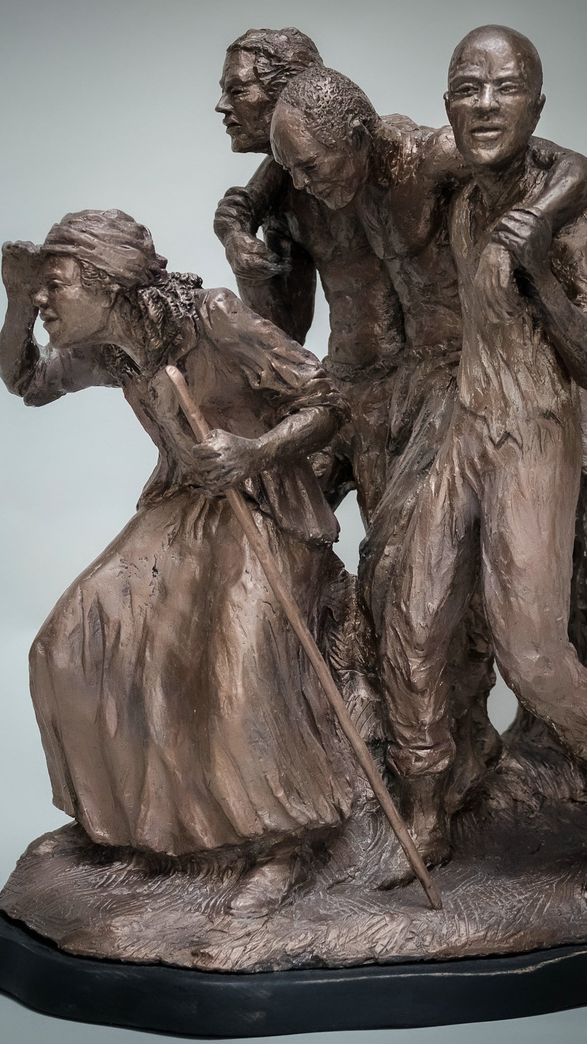 Freedom In View | Bronze Sculpture | Harriott Tubman | Leads a small group to freedom in Canada via The Underground Railroad